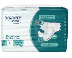 Serenity Soft Dry Sensitive Pannolone Mutandina Super Taglia L 15 Pezzi