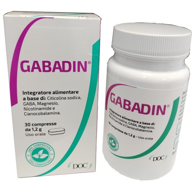 Gabadin integratore per il sistema nervoso 30 compresse Gabadin integratore per il sistema nervoso 30 compresse