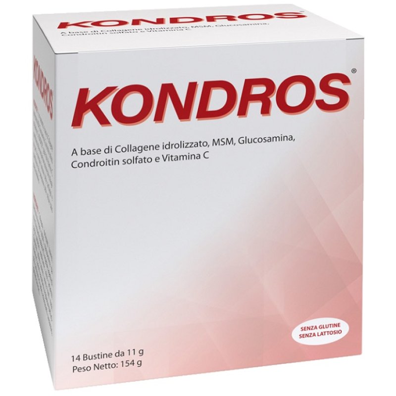 Kondros Integratore Articolazioni e Cartilagini 14 Bustine Orali Kondros Integratore Articolazioni e Cartilagini 14 Bustine Orali