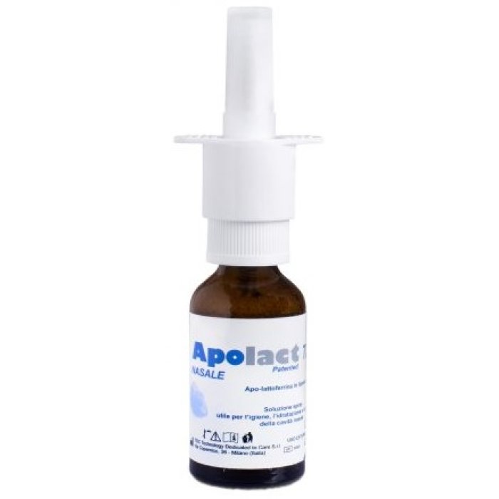 Apolact Spray Nasale TDC 20 ml Soluzione Ipertonica Decongestionante per Naso Chiuso