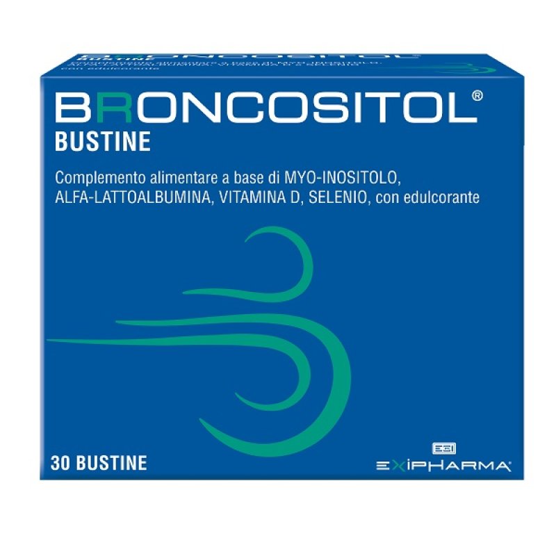 Broncositol 30 bustine - integratore per benessere delle vie respiratorie Broncositol 30 bustine - integratore per benessere delle vie respiratorie
