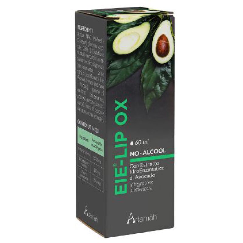 EIE Lip Ox Integratore in Gocce 60 ml &ndash; Formula Antiossidante per il Benessere Cellulare