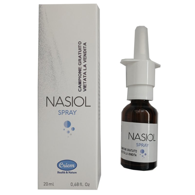 Nasiol spray 20 ml - spray nasale decongestionante