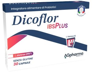 Dicoflor IBSPLUS - Integratore Probiotico per l'Equilibrio della Flora Batterica Intestinale 30 capsule 