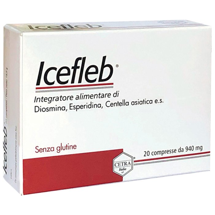 Icefleb 20 compresse - Integratore per il microcircolo e la cellulite Icefleb 20 compresse - Integratore per il microcircolo e la cellulite