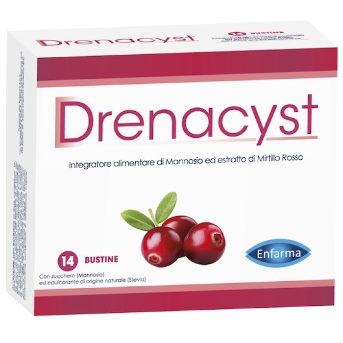 Drenacyst Integratore Alimentare 14 Bustine da 3,5 Grammi per il Benessere delle Vie Urinarie e la Prevenzione della Cistite Drenacyst Integratore Alimentare 14 Bustine da 3,5 Grammi per il Benessere delle Vie Urinarie e la Prevenzione della Cistite