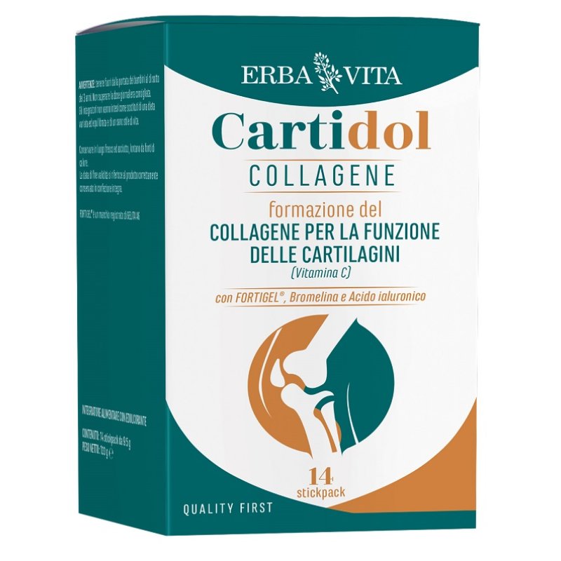 Cartidol Collagene Trier 14 bustine integratore alimentare per il benessere delle articolazioni e della cartilagine Cartidol Collagene Trier 14 bustine integratore alimentare per il benessere delle articolazioni e della cartilagine