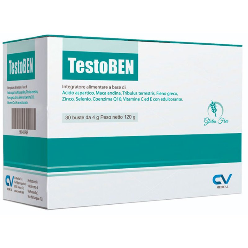 Testoben Integratore 30 Bustine – Benessere Maschile, Vitalità e Tono Fisico Testoben Integratore 30 Bustine – Benessere Maschile, Vitalità e Tono Fisico