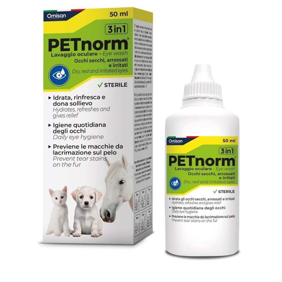 PETNORM Lavaggio Oculare 50ml PETNORM Lavaggio Oculare 50ml