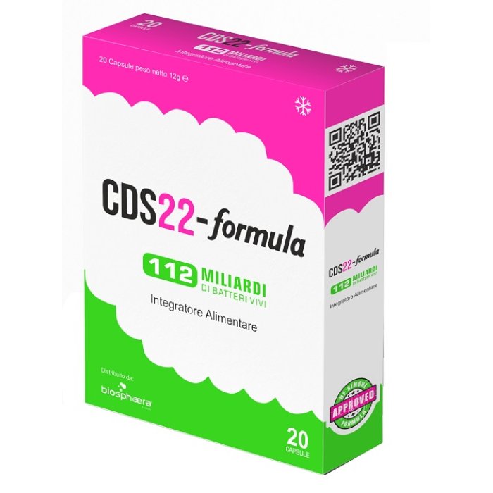 CDS22 Formula 112 mld 20 capsule - integratore probiotico ad alto dosaggio CDS22 Formula 112 mld 20 capsule - integratore probiotico ad alto dosaggio