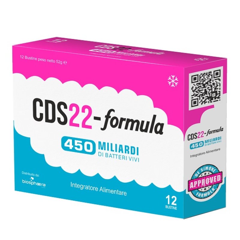 CDS22 Formula 12 bustine integratore con 450 miliardi di batteri vivi