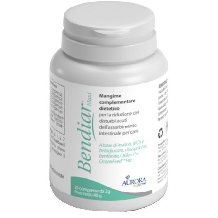 Bendiar Maxi 20 Compresse Integratore per il Benessere Intestinale e Digestivo Bendiar Maxi 20 Compresse Integratore per il Benessere Intestinale e Digestivo