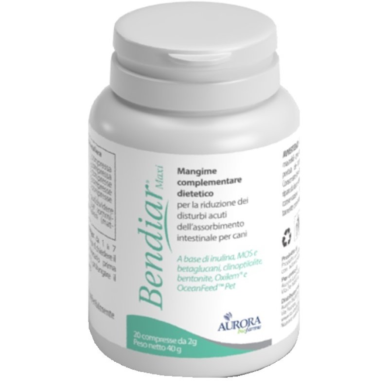 Bendiar Maxi 20 Compresse Integratore per il Benessere Intestinale e Digestivo Bendiar Maxi 20 Compresse Integratore per il Benessere Intestinale e Digestivo