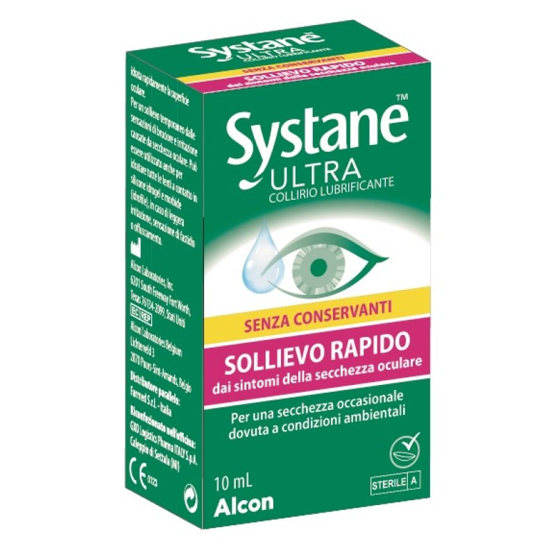 Systane Ultra Collirio Lubrificante Senza Conservanti 10 Ml Systane Ultra Collirio Lubrificante Senza Conservanti 10 Ml