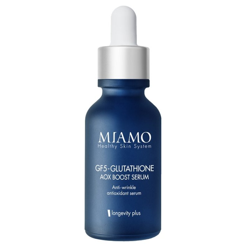 Miamo Longevity Plus - GF5 Glutathione AOX Boost Serum Siero Anti-rughe 30 ml Miamo Longevity Plus - GF5 Glutathione AOX Boost Serum Siero Anti-rughe 30 ml
