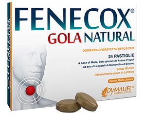 Dymalife Pharmaceutical Fenecox - Gola Natural Miele Limone 36 Pastiglie