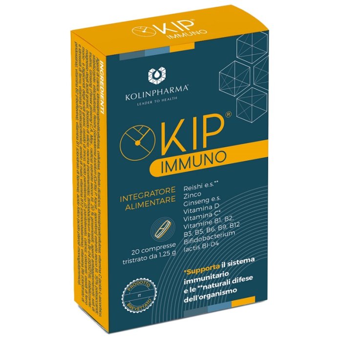 Kip Immuno compresse 20 compresse - integratore per sistema immunitario Kip Immuno compresse 20 compresse - integratore per sistema immunitario