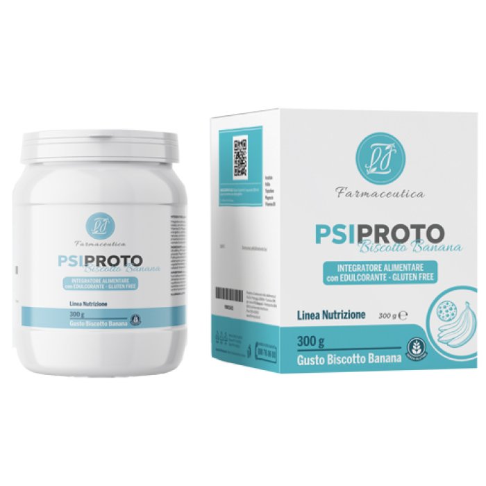 Psiproto biscotto banana 300 g - biscotti proteici gusto banana Psiproto biscotto banana 300 g - biscotti proteici gusto banana