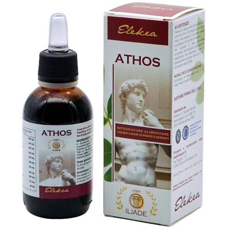 Athos gocce 50 ml integratore fitoterapico per tono e concentrazione Athos gocce 50 ml integratore fitoterapico per tono e concentrazione