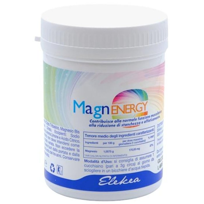 Magnenergy Polvere 200 g Integratore Alimentare Energetico in Polvere per Stanchezza e Affaticamento