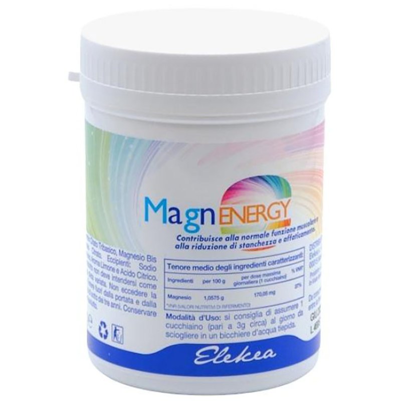 Magnenergy Polvere 200 g Integratore Alimentare Energetico in Polvere per Stanchezza e Affaticamento