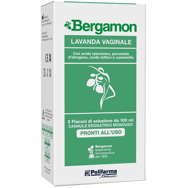 Bergamon Lavanda Int 2 flaconi da 100 ml - lavanda intima per l'igiene femminile