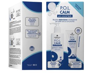 Policalm Detergente Lenitivo 400 ml + Fluido Idratante 100 ml per la Pelle Sensibile – Kit Completo per the Daily Skin Care Viso e Corpo