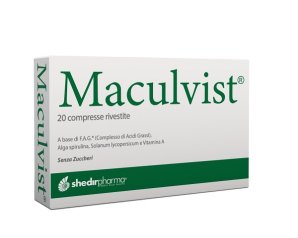 Maculvist integratore alimentare per la vista - confezione da 20 compresse da 1,4 g