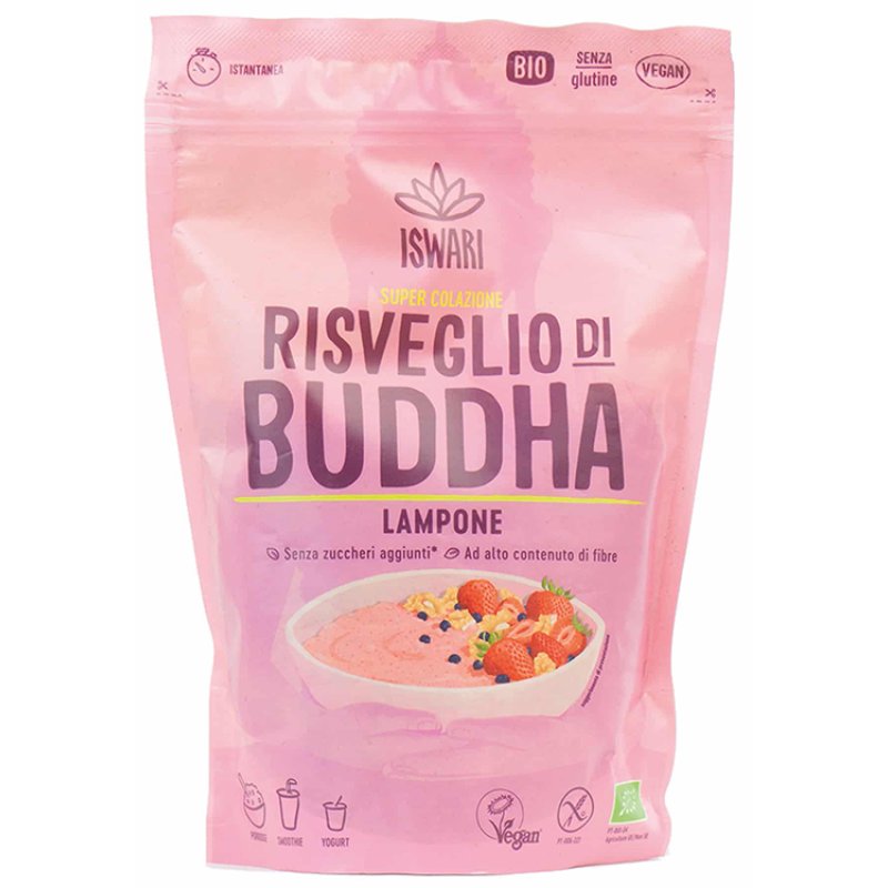 Risveglio di Buddha Lampone Bio - preparato per colazione con semi e lampone biologico Risveglio di Buddha Lampone Bio - preparato per colazione con semi e lampone biologico