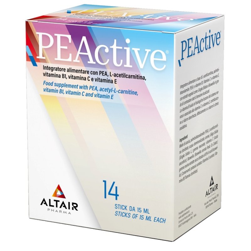 Peactive 14 Stick 15 ml Integratore Alimentare in Stick Liquido con Vitamine per Energia e Benessere Quotidiano Peactive 14 Stick 15 ml Integratore Alimentare in Stick Liquido con Vitamine per Energia e Benessere Quotidiano