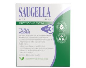 SAUGELLA ACTI3 SALVIETTINE10PZ
