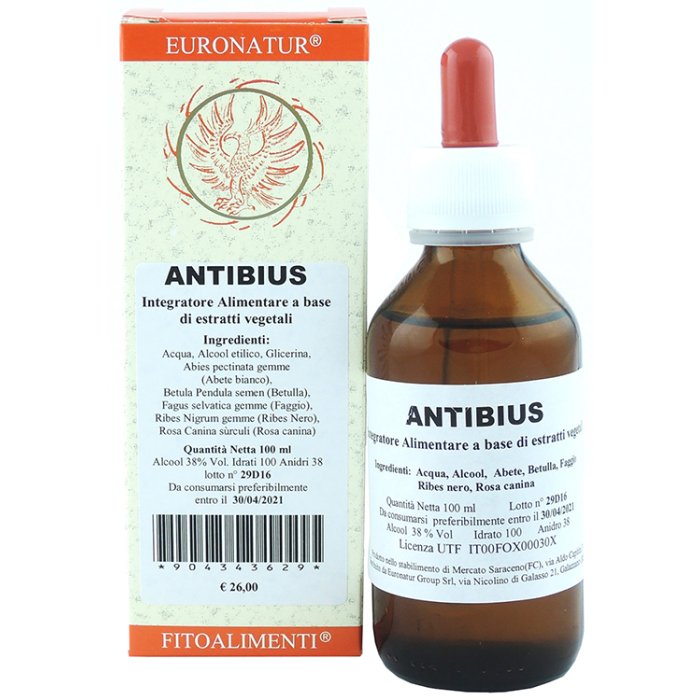 Antibius Gocce 100 ml &ndash; Integratore in Gocce per il Benessere Naturale dell&rsquo;Organismo