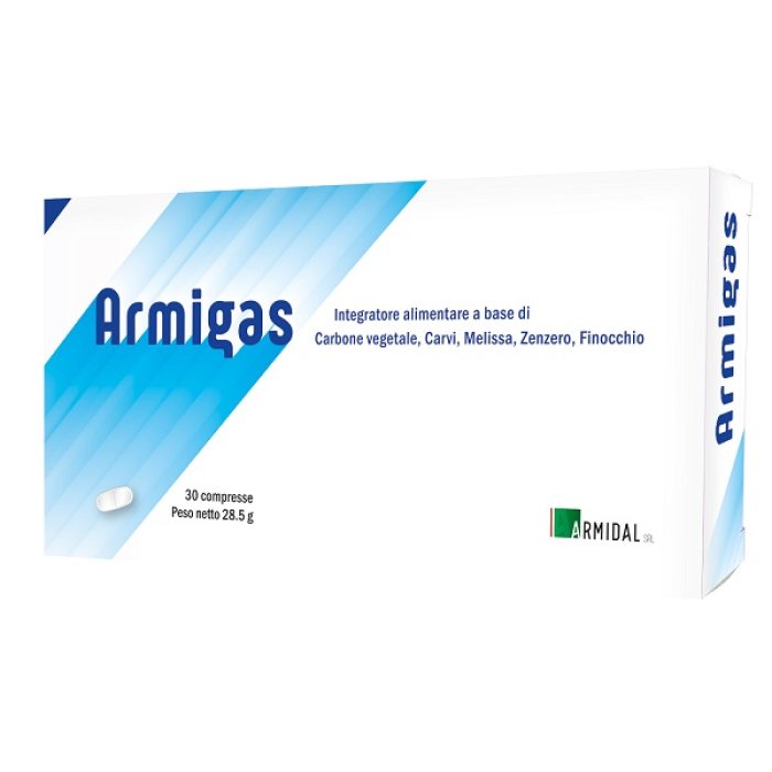 Armidal Armigas Integratore Alimentare Gas Intestinali 30 compresse Armidal Armigas Integratore Alimentare Gas Intestinali 30 compresse