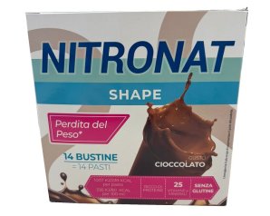 Nitronat Shape cioccolato 14 bustine - sostitutivo pasto dimagrante gusto cioccolato