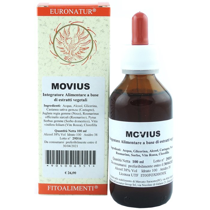 Movius gocce 100 ml Euronatur &ndash; integratore in gocce