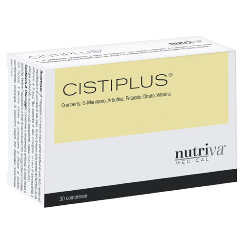Cistiplus 30 Compresse Integratore Alimentare per il Benessere delle Vie Urinarie