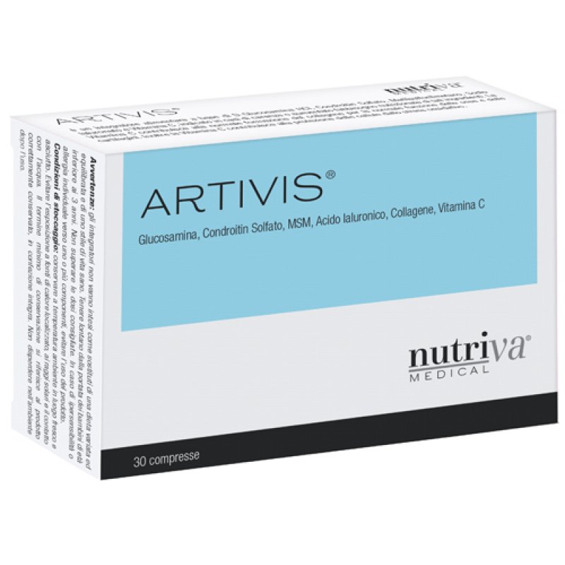 Artivis 30 Cpr Integratore Alimentare per Articolazioni e Cartilagini Supporto Benessere Articolare Artivis 30 Cpr Integratore Alimentare per Articolazioni e Cartilagini Supporto Benessere Articolare