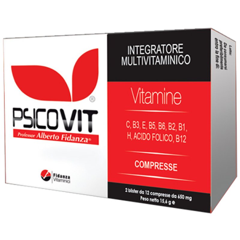 Psicovit 24 Compresse Integratore per il Benessere del Sistema Nervoso e dell’Umore Fidanza Psicovit 24 Compresse Integratore per il Benessere del Sistema Nervoso e dell’Umore Fidanza