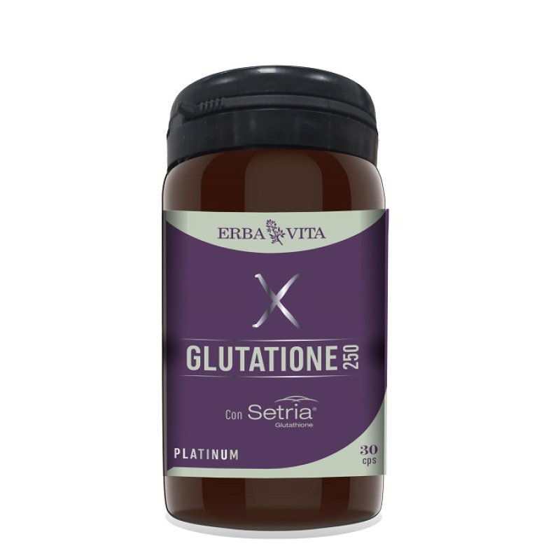 Erba Vita Platinum - Glutatione 250 Integratore Antiossidante 30 capsule