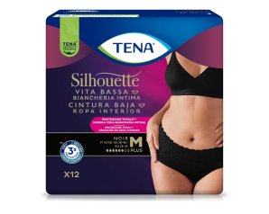 TENA SILHOUETTE Noir M VB 12pz