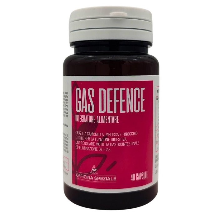 Gas Defence 40 capsule - integratore contro gonfiore addominale e gas intestinali
