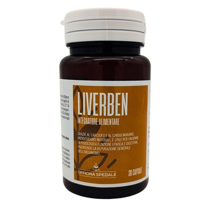 Liverben 30 capsule - integratore depurativo per fegato