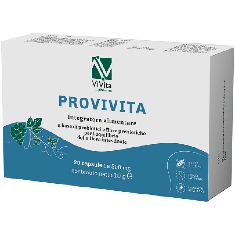 Provivita integratore probiotico per il benessere intestinale 20 cps capsule