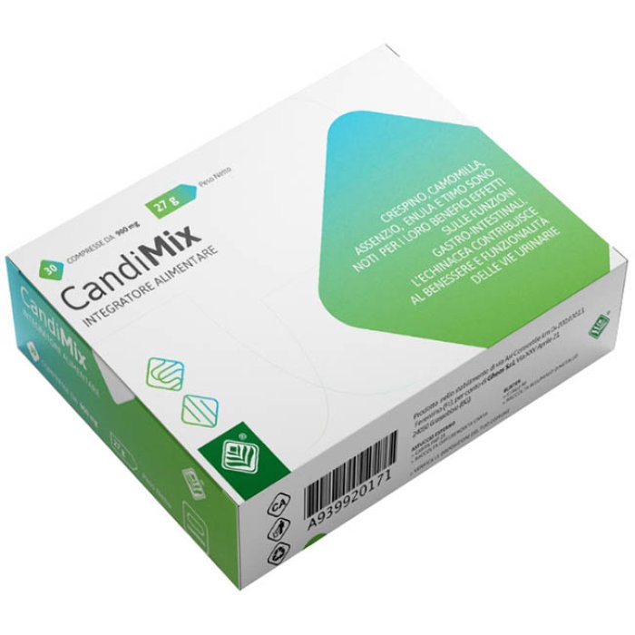 Candimix 30 Compresse Integratore Alimentare per Contrasto della Candida e Benessere della Flora Intestinale