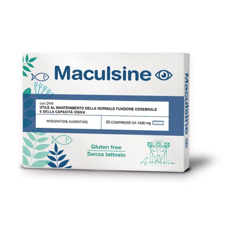 Maculsine 20 Compresse Integratore per la Vista e la Salute della Macula Maculsine 20 Compresse Integratore per la Vista e la Salute della Macula