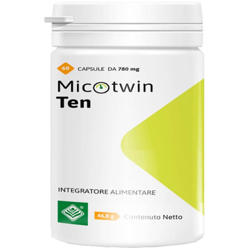 Micotwin Ten Gheos 60 Capsule Integratore Alimentare a Base di Funghi Medicinali per il Supporto delle Difese Immunitarie Micotwin Ten Gheos 60 Capsule Integratore Alimentare a Base di Funghi Medicinali per il Supporto delle Difese Immunitarie