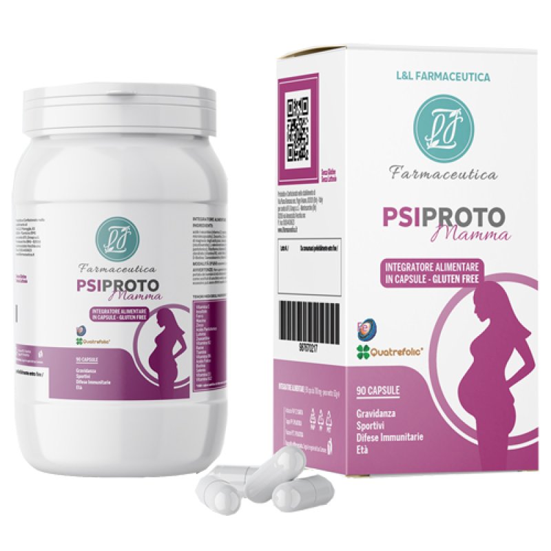 Psiproto Mamma Capsule Integratore Alimentare per la Gravidanza e l’Allattamento 90 Capsule