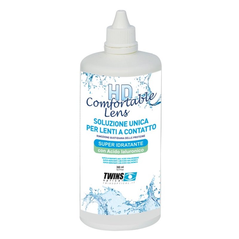 Twins Optical HD Comfortable Lens Soluzione Unica per Lenti a Contatto 360 ml