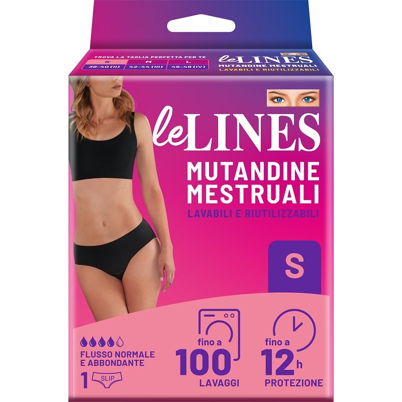 Lines Mutandina assorbente S - pants assorbenti donna taglia S Lines Mutandina assorbente S - pants assorbenti donna taglia S