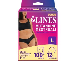 Lines Mutandina assorbente L - pants assorbenti donna taglia L